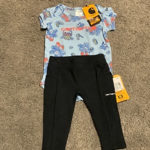 3mo carharrt onsie and leggings